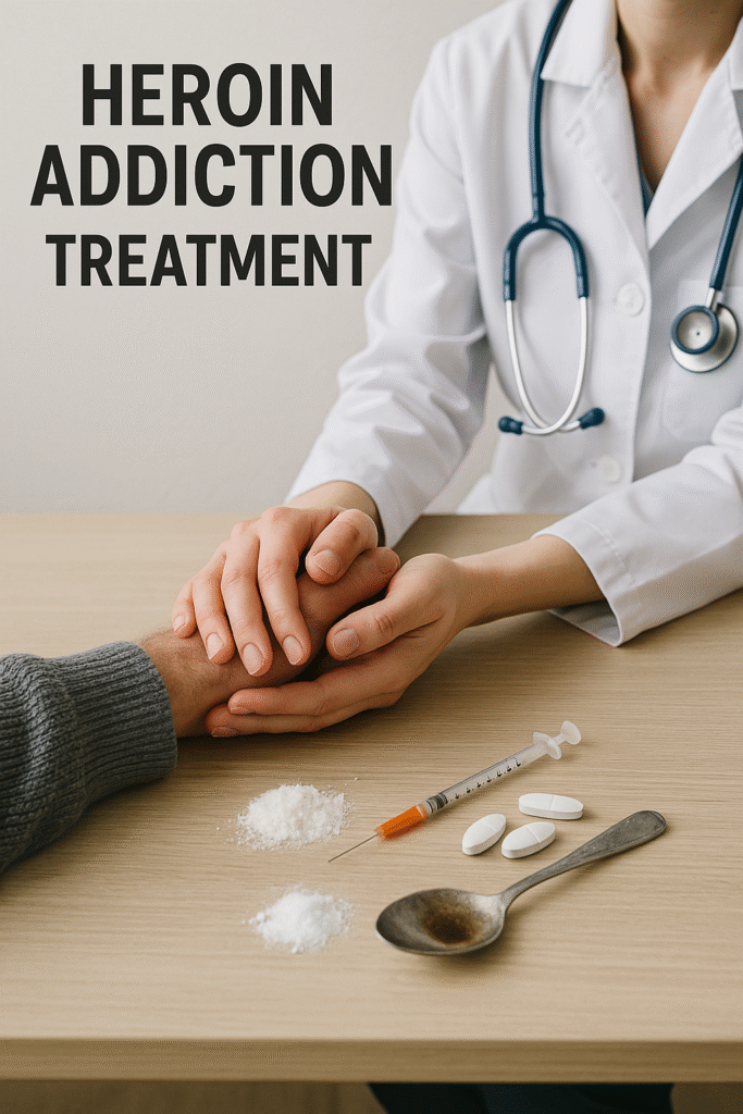 20250908 1424 Healing from Addiction simple compose 01k4mgzthtfhk9trhk4e1j5395 1 علاج إدمان الهيروين: البرامج، المدة، التكلفة وأحدث طرق العلاج في مركز أمل جديد