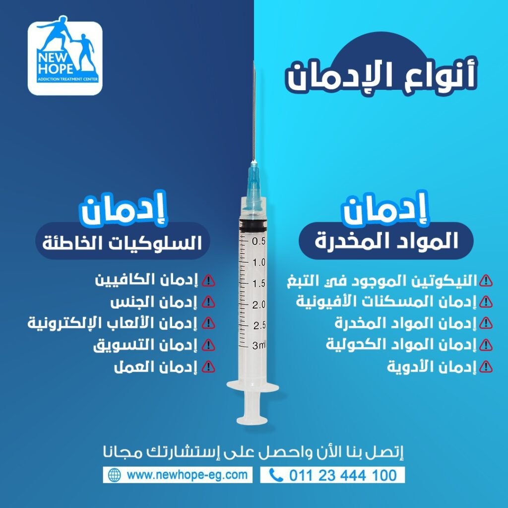 انواع الادمان على المخدرات